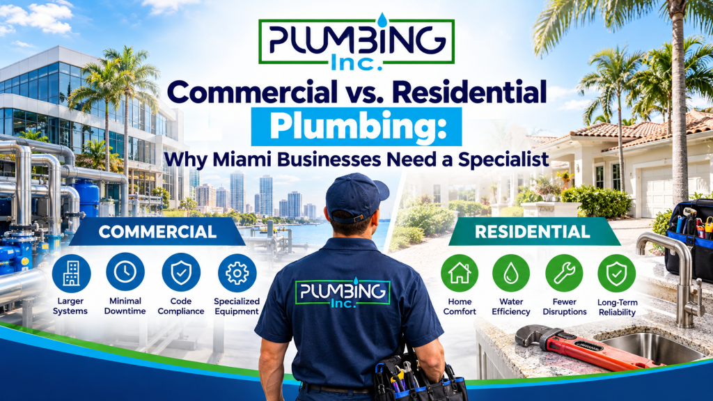 commercial plumber Miami
