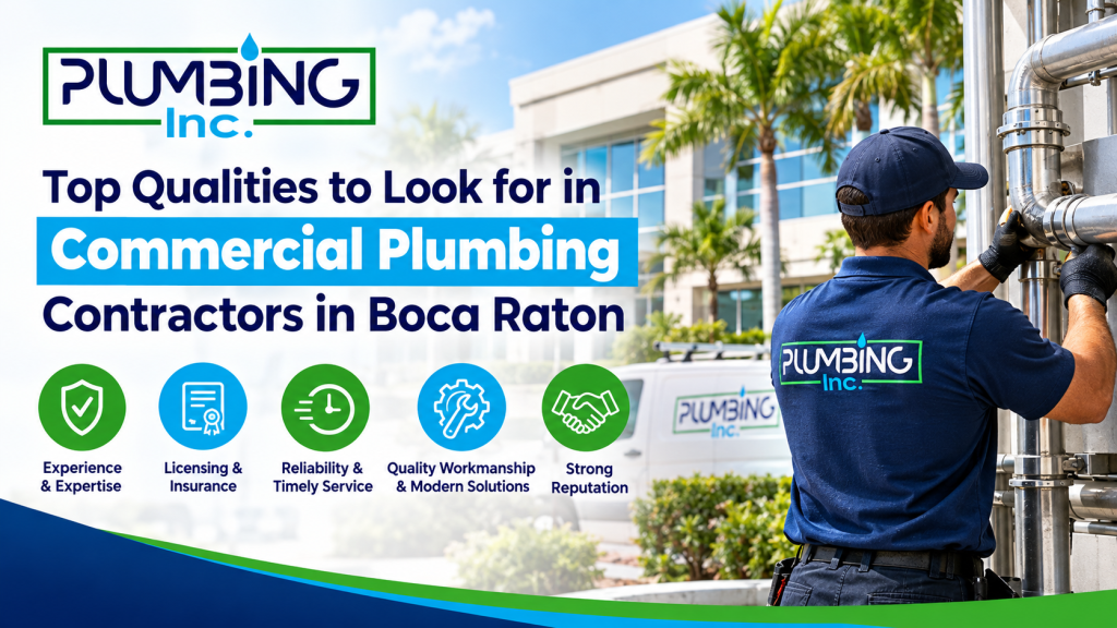 commercial plumbing contractors Boca Raton